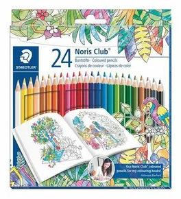 Farby "Noris Club", Johanna Basford limitovaná edícia, súprava, hranaté, STAEDTLER